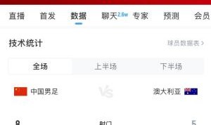 开云体育下载-加油！国足下半场进攻起势，连续6脚攻门射门数8-5实现反超